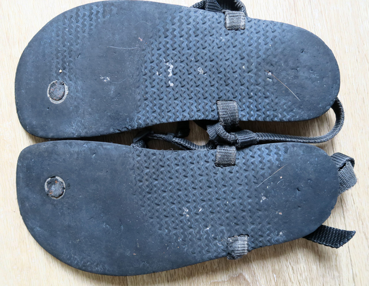 Barefoot sandále Labky - pohľad na podrážku