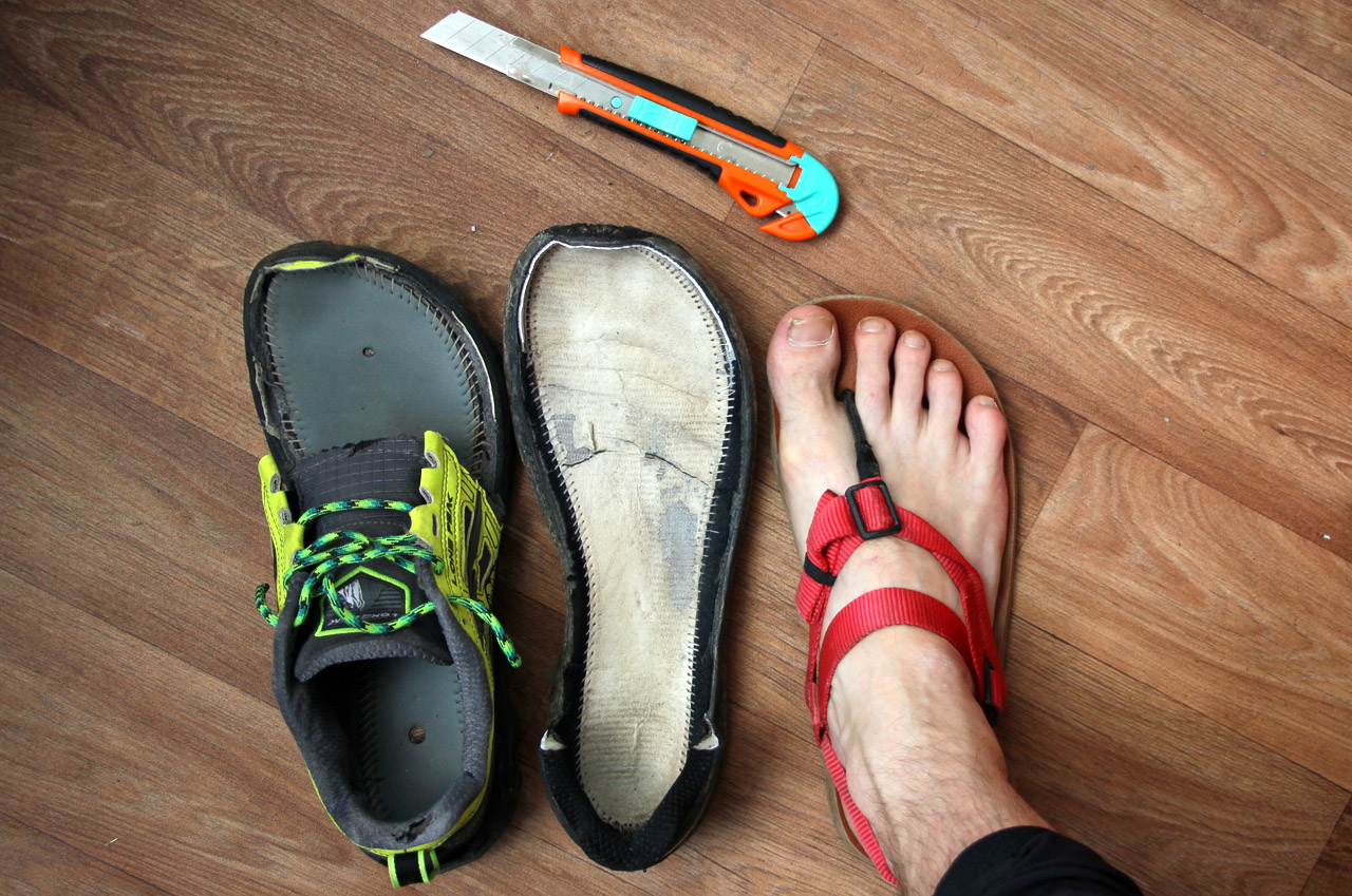 Altra Lonepeak 4.5 a Toppo Runventure 3 - vnútorný priestor