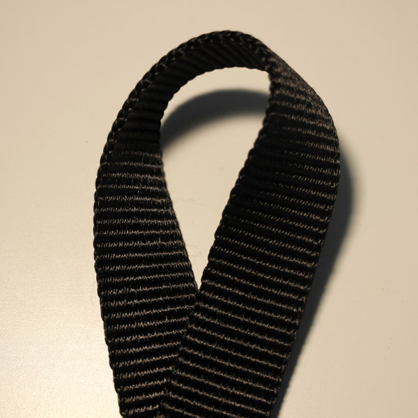 polypropylénový popruh, čierna farba, šírka 20 mm