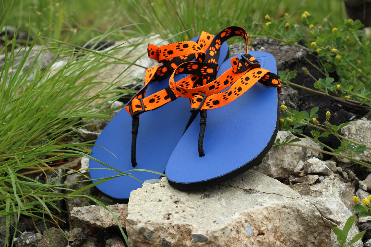 Slovenské ručne vyrobené barefoot sandále