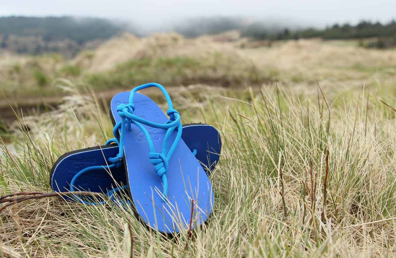 Detské barefoot sandále z paracordu