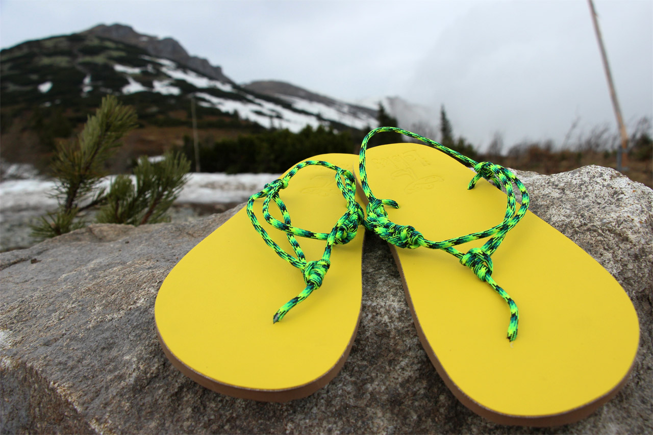Barefoot sandále Labky, slovenská výroba, na Chate pod Chlebom