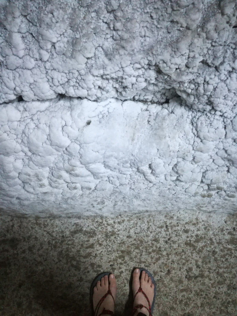 V sandáloch Labky v soľnej jaskyni Salina Turda