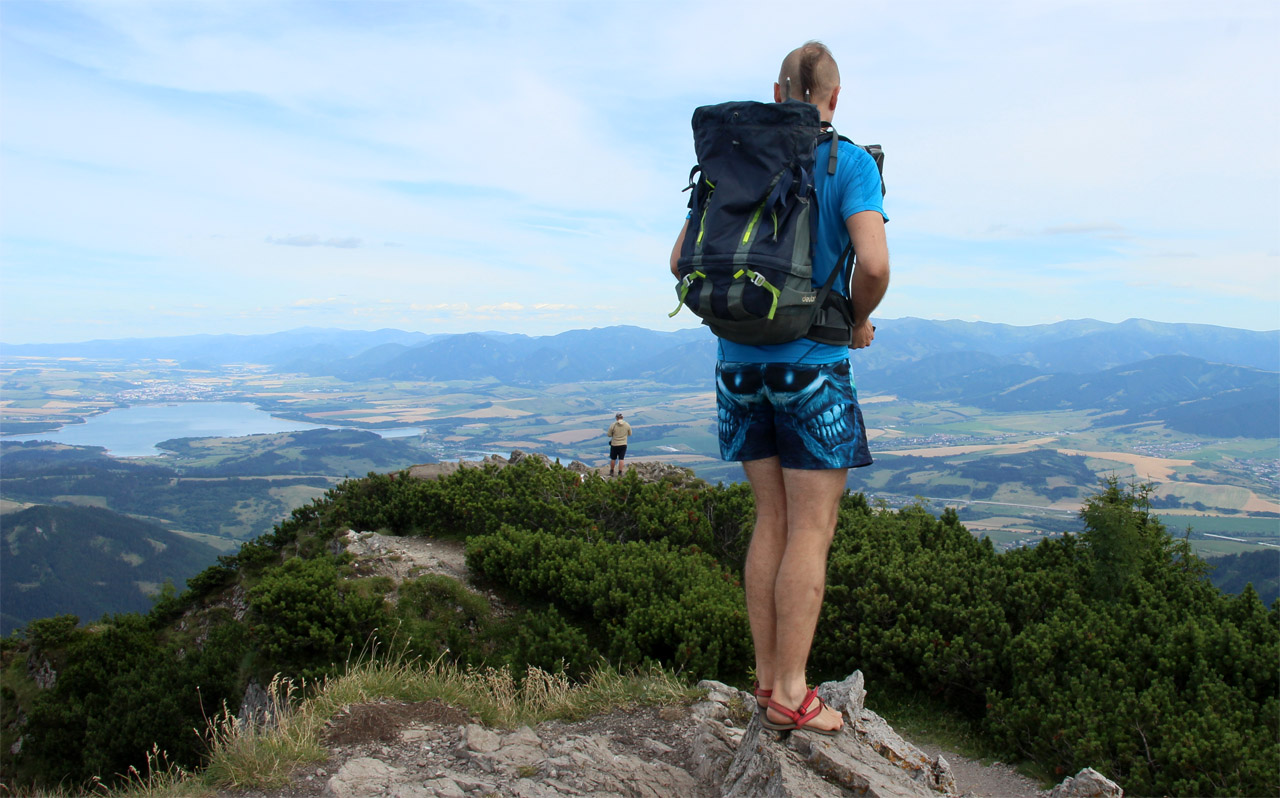 Na Veľkom Choči v barefoot sandáloch Labky